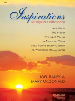 Hope Publishing Co - Inspirations: for 4-Hand Piano - McDonald/Raney - Piano Duets (1 Piano, 4 Hands) - Book