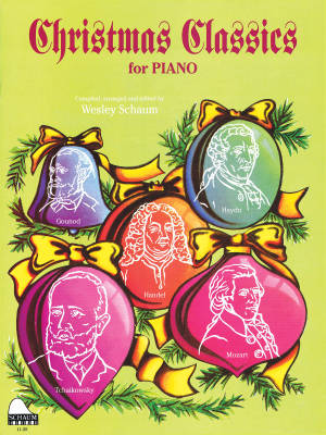 Christmas Classics - Schaum - Piano - Book