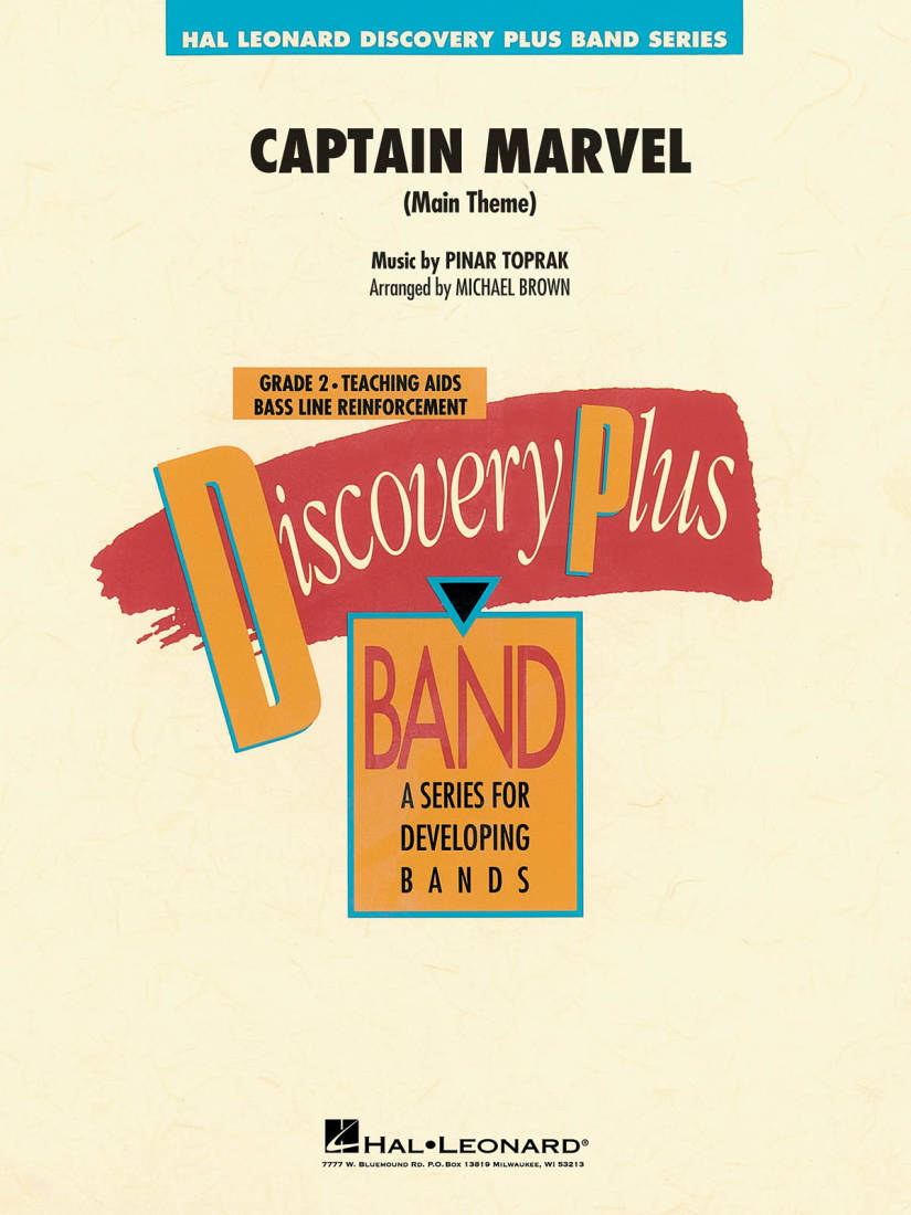 Captain Marvel (Main Theme) - Toprak/Brown - Concert Band - Gr. 2
