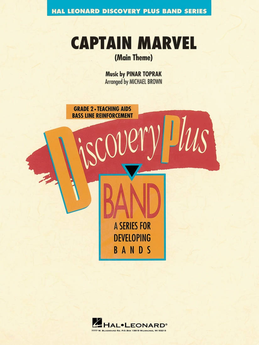 Captain Marvel (Main Theme) - Toprak/Brown - Concert Band - Gr. 2