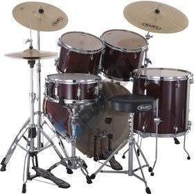 Horizon HZB Lacquer 5-Piece Drum Kit with Hardware & Throne - Trans Cherry