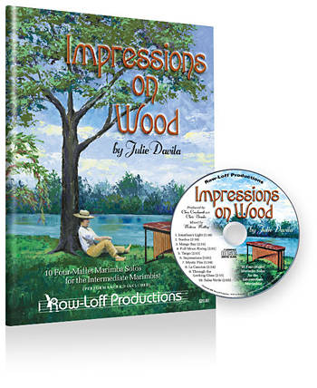 Impressions On Wood - Davila - Marimba - Book/CD