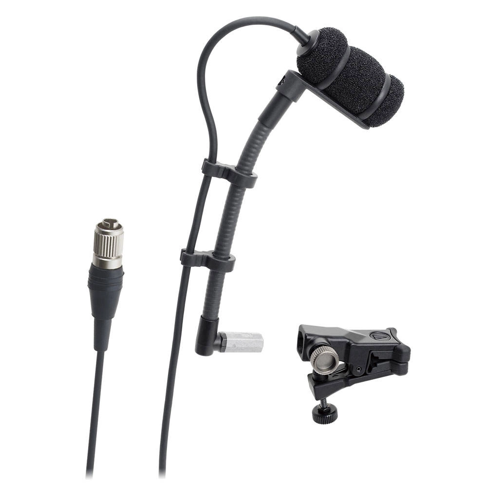 Clip-on 5\'\' Gooseneck Cardioid Instrument Microphone System