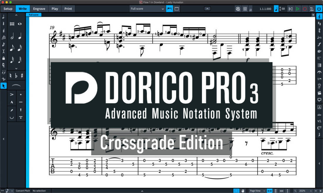 Dorico Pro 3 - Crossgrade from Sibelius/Finale - Boxed