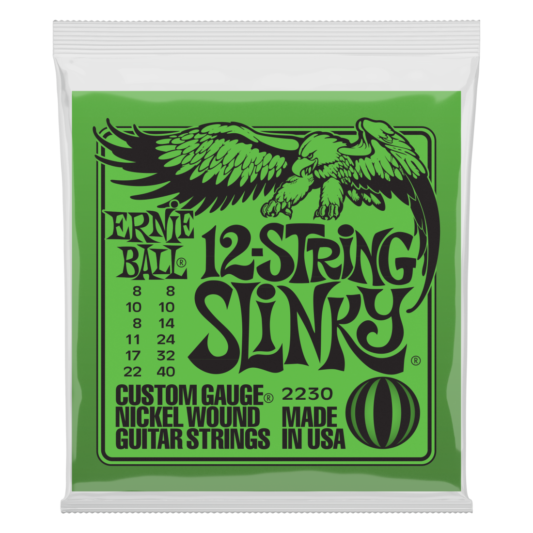 12-String Slinky 8-40 Electic Strings
