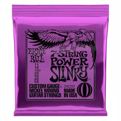 Ernie Ball - 7-String Power Slinky 11-58 Electric Strings