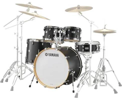 Yamaha - Tour Custom 5-Piece Shell Pack (22,10,12,16,SD) - Licorice Satin