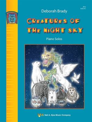 Kjos Music - Creatures Of The Night Sky - Brady - Piano - Book