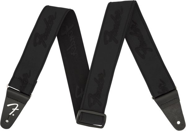 Weightless Strap with Running Logo - Black and Black