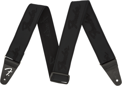 Weightless Strap with Running Logo - Black and Black