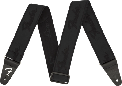 Weightless Strap with Running Logo - Black and Black