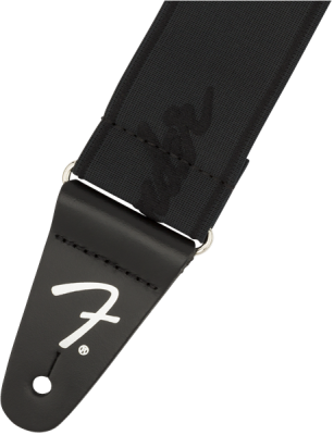 Weightless Strap with Running Logo - Black and Black