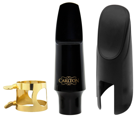 Carlton - Kit de bec pour saxophone tnor - Ligature dore et capuchon ajust