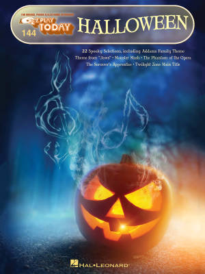 Hal Leonard - Halloween: E-Z Play Today #144 - Electronic Keyboard - Book