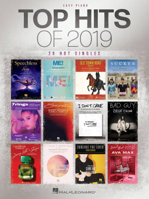 Top Hits of 2019 - Easy Piano - Book