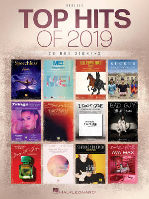 Hal Leonard - Top Hits of 2019 - Ukulele - Book