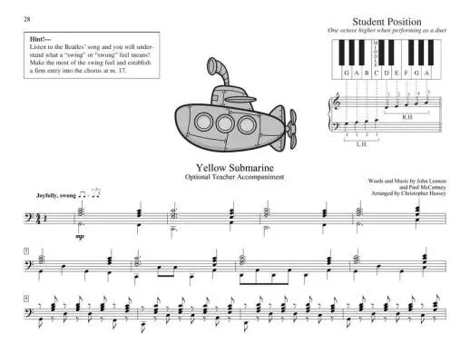 Teaching Little Fingers to Play: The Beatles - Hussey - Easy Piano - Book