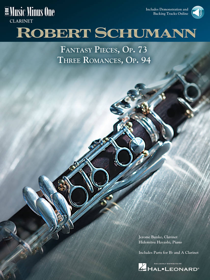 5 Fantasy Pieces, Op.73 and 3 Romances, Op. 94 - Schumann - Clarinet - Book/Audio Online