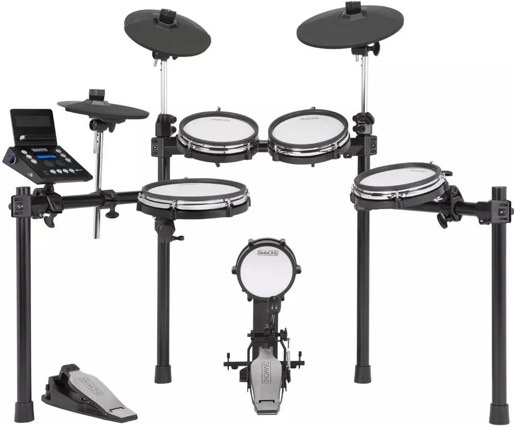 SD600 Electronic Drum Set with Mesh Heads and Bluetooth