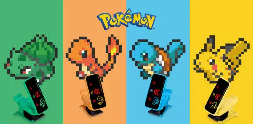 Pitchclip 2 Limited Edition Pokemon Clip-On Tuner - Pikachu