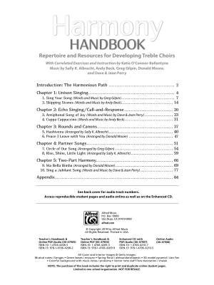 Harmony Handbook (Repertoire and Resources for Developing Treble Choirs) - O\'Connor-Ballantyne - Teacher\'s Handbook/PDF Online