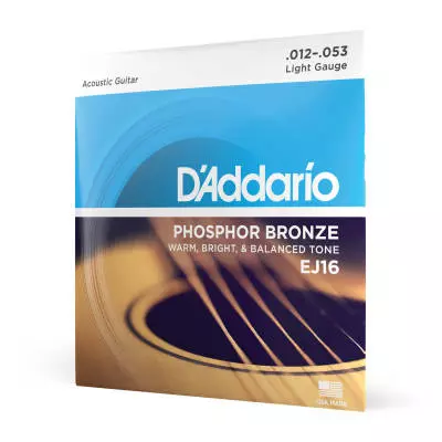 DAddario - EJ16 - Phosphor Bronze LIGHT 12-53