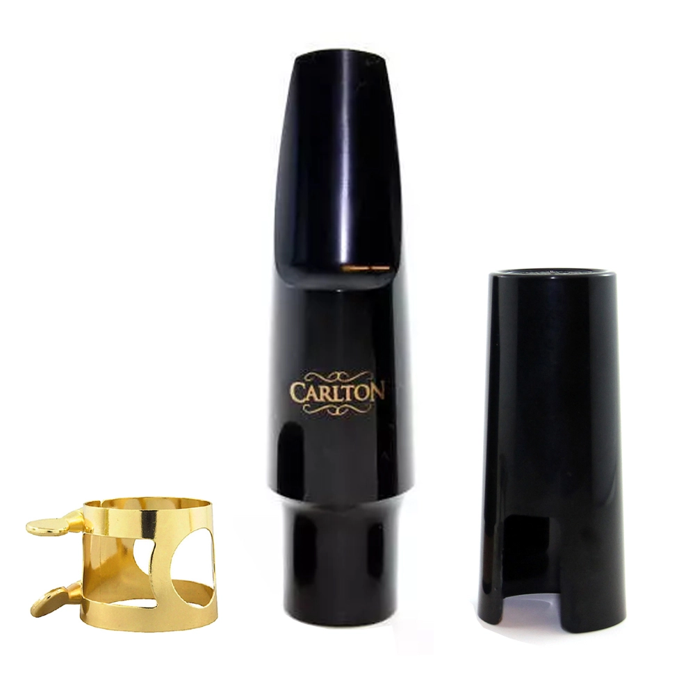 Baritone Saxophone Mouthpiece Kit - Gold Ligature and Fitted Cap