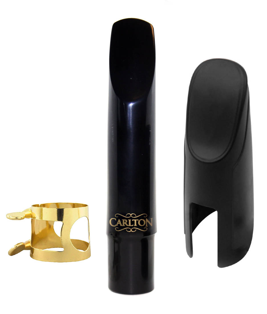 Baritone Saxophone Mouthpiece Kit - Gold Ligature and Fitted Cap