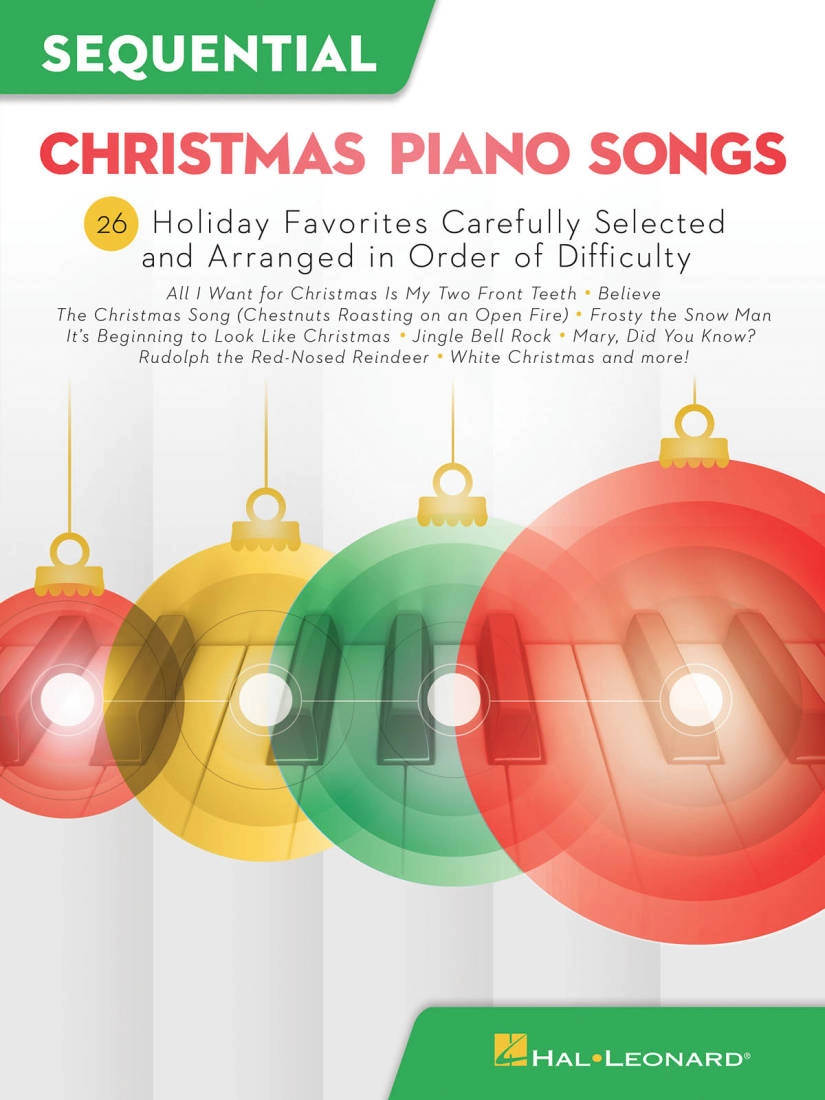 Sequential Christmas Piano Songs - Easy Piano - Book