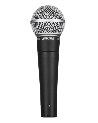 Shure - SM58 Stage Performance Microphone Kit with XLR Cable and Stand