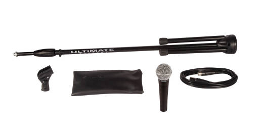 SM58 Stage Performance Microphone Kit with XLR Cable and Stand