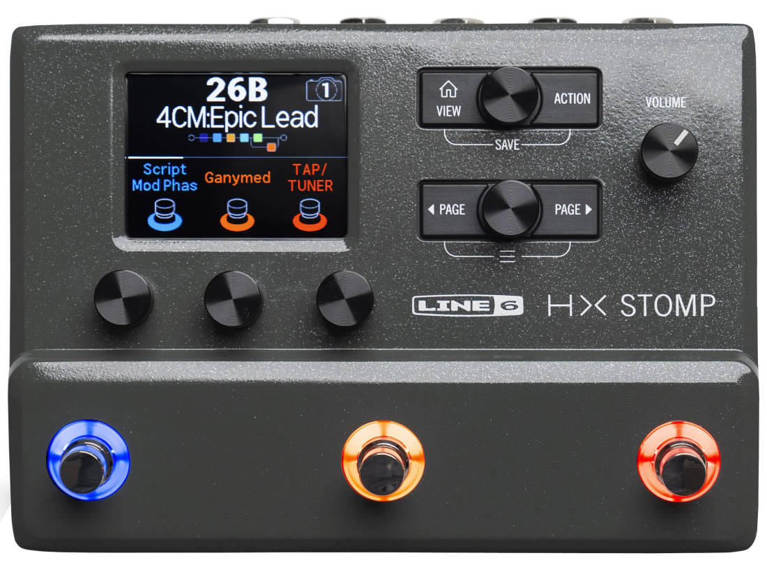 Line 6 HX Stomp Multi-Effects Processor - Limited Edition Gray