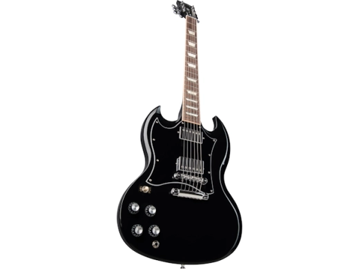 SG Standard Electric Guitar with Gigbag, Left-Handed - Ebony