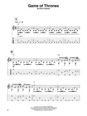 Game of Thrones - Djawadi - Guitar TAB - Book