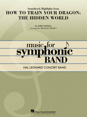 Hal Leonard - How to Train Your Dragon: The Hidden World (Soundtrack Highlights) - Powell/Brown - Concert Band - Gr. 4