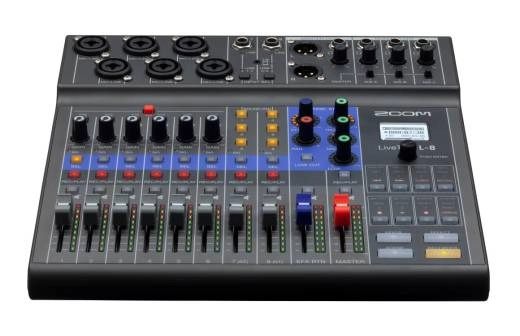 LiveTrak L-8 Portable 8-Channel Digital Mixer and Multi-Track Recorder