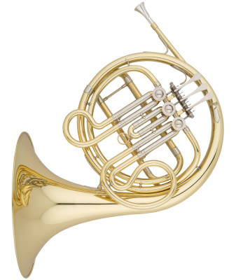 Single French Horn - Lacquered Finish