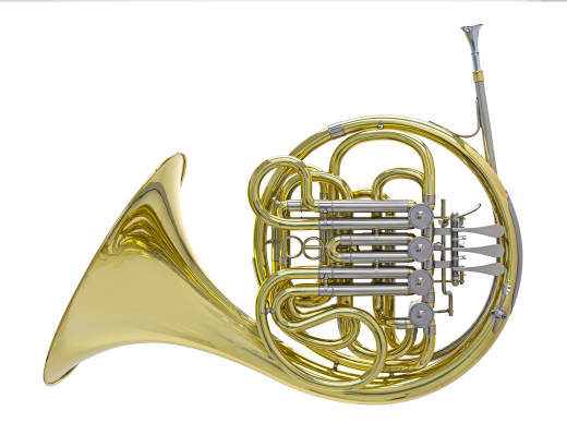 Carlton - Double French Horn - Geyer Wrap - Lacquered Finish