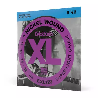 DAddario - EXL120 - Nickel Wound SUPER LIGHT 09-42