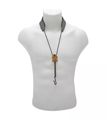 S20JM Look Edition Leather Saxophone Strap with Metal Hook