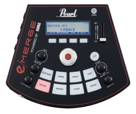 e/MERGE Electronic Hybrid Drum Kit