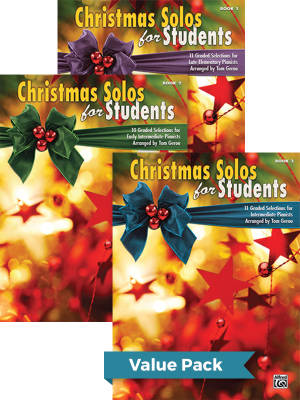 Alfred Publishing - Christmas Solos for Students, 1-3 (Value Pack) - Gerou - Piano - Books