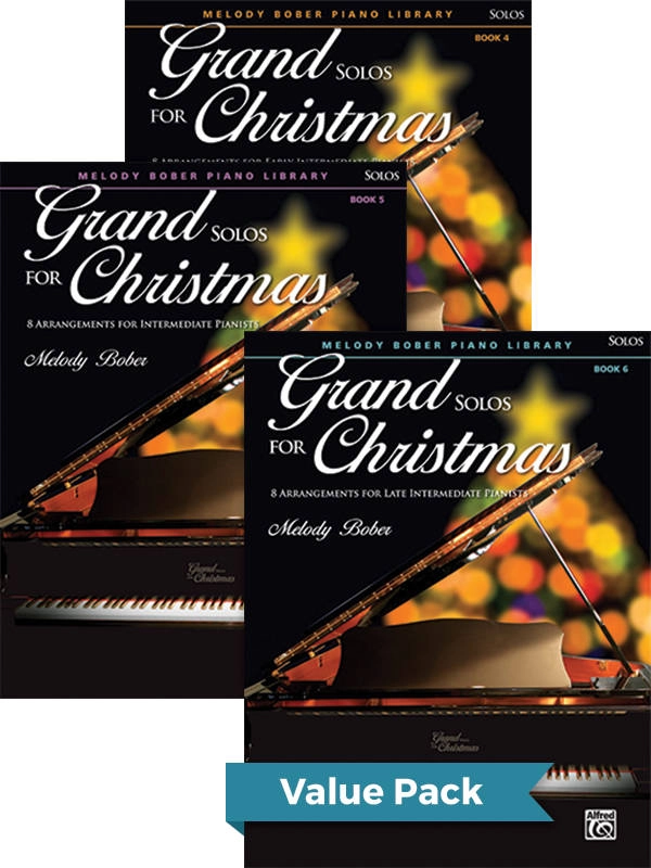 Grand Solos for Christmas 4-6 (Value Pack) - Bober - Piano - Book