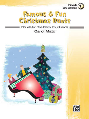 Alfred Publishing - Famous & Fun Christmas Duets, Book 1 - Matz - Piano Duet (1 Piano, 4 Hands) - Book