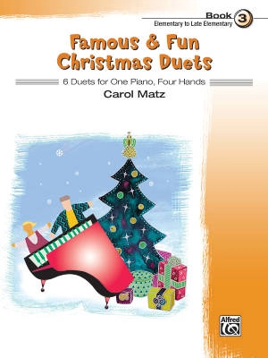 Alfred Publishing - Famous & Fun Christmas Duets, Book 3 - Matz - Piano Duet (1 Piano, 4 Hands) - Book