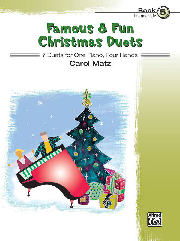 Famous & Fun Christmas Duets, Book 5 - Matz - Piano Duet (1 Piano, 4 Hands) - Book