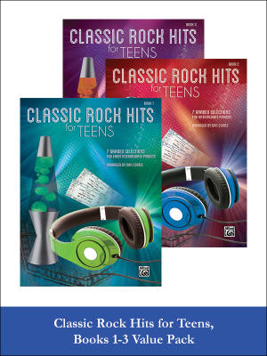 Classic Rock Hits for Teens 1-3 (Value Pack) - Coates - Piano - Book