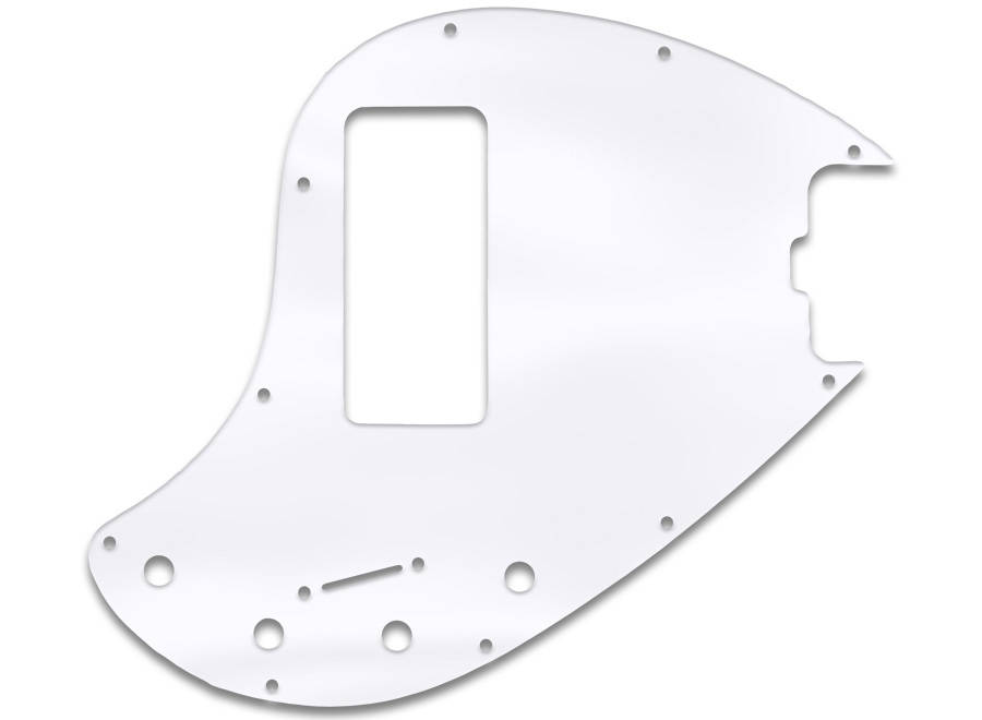 Pickguard for Music Man 5 String StingRay Bass - Clear Acrylic