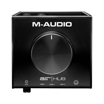 M-Audio - Air|Hub USB Monitoring Interface with Built-In 3-Port Hub
