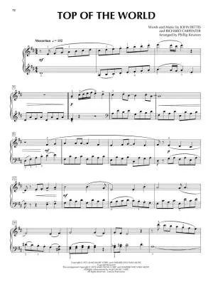 The Carpenters - Keveren - Piano - Book
